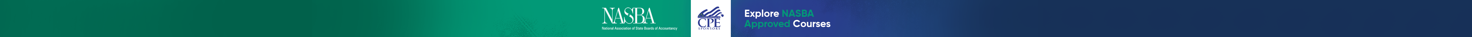 NASBA — Explore NASBA Approved Courses